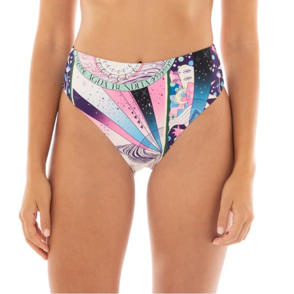 Agua Bendita Penelope Eter High-Waisted Bikini Bottom - Picture 2 of 7